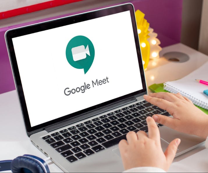 Google Meet on Macbook