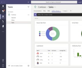 Microsoft Teams Sales UI