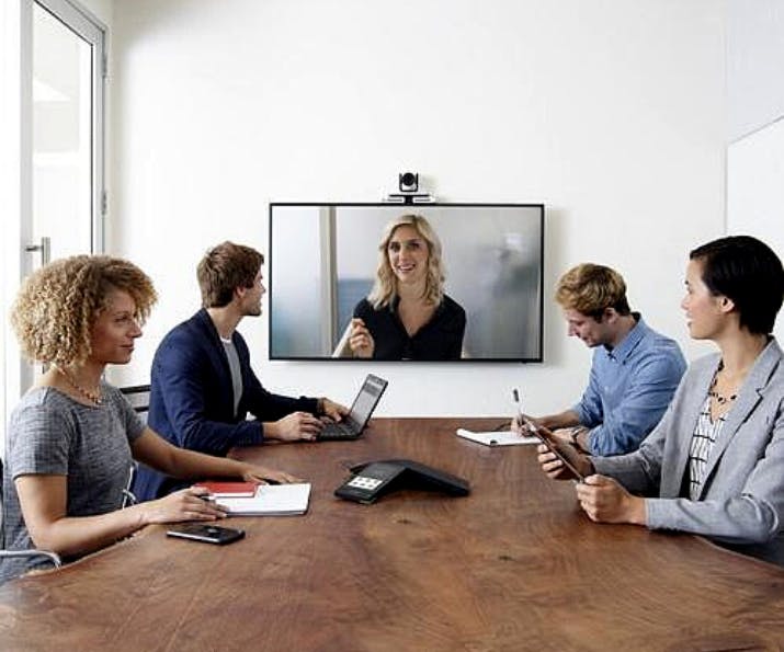 Video Conference in Small Room